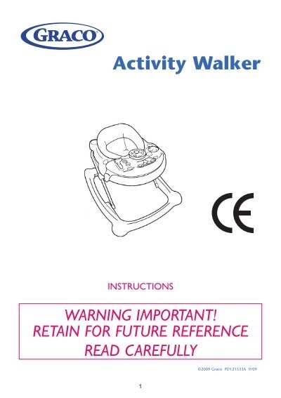 graco activity walker