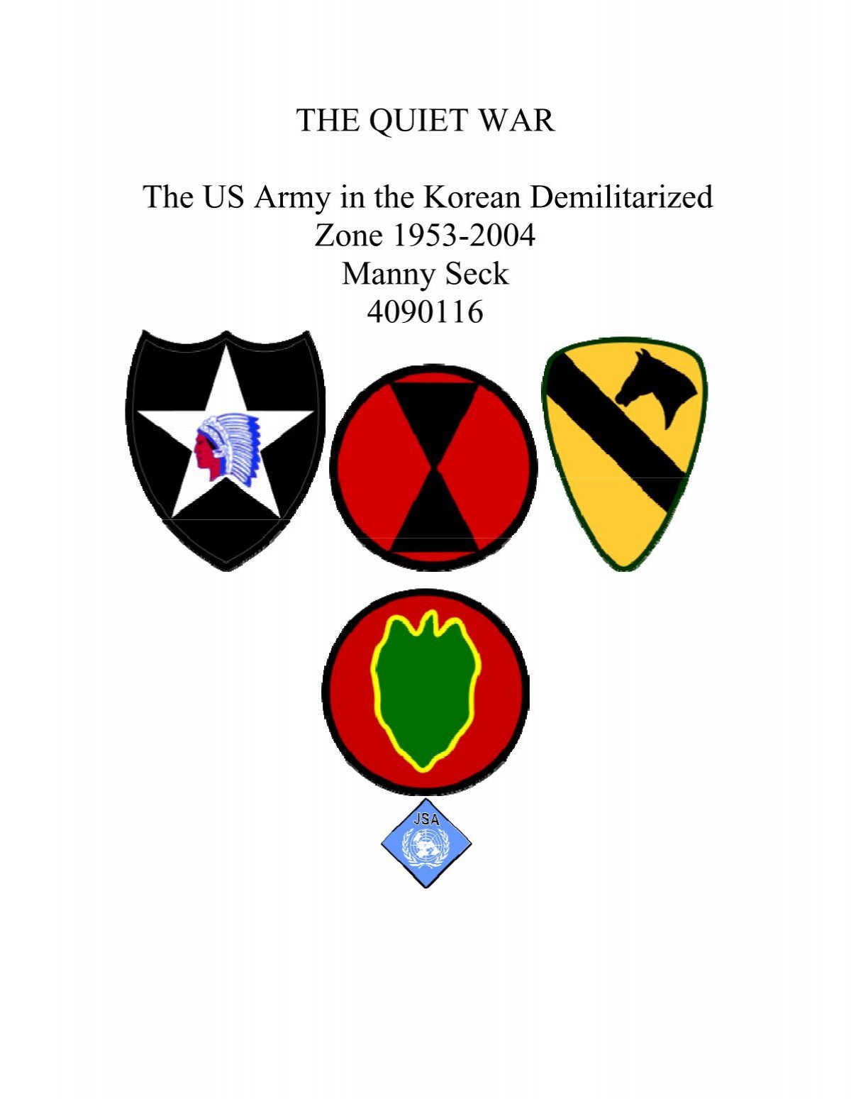thesis statement for korean war