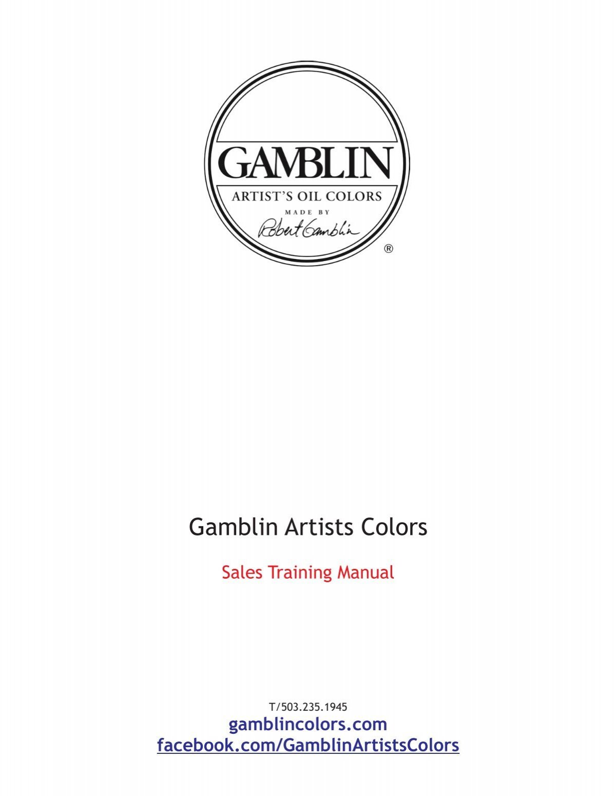 Landscape Palette - Gamblin Artists Colors