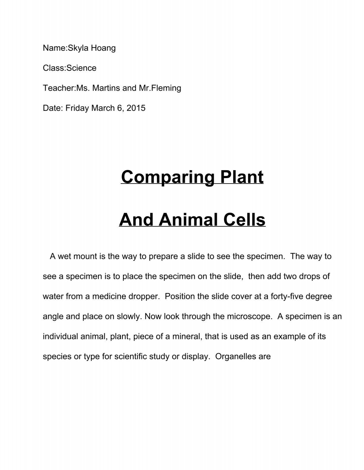 comparing-plant-and-animal-cells