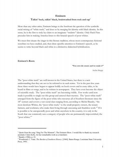 Реферат: Eminem Essay Research Paper Eminem