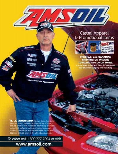 Casual Apparel & Promotional Items - AMSOIL Synthetic Motor Oil