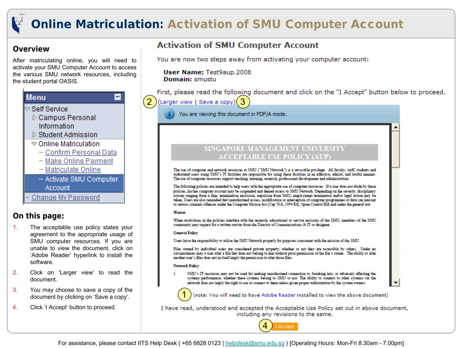 Online Matriculation Activation Of Smu Computer Account