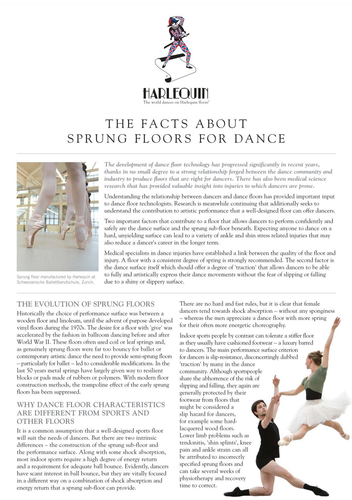 The Facts About Sprung Floors For Dance Harlequin Floors