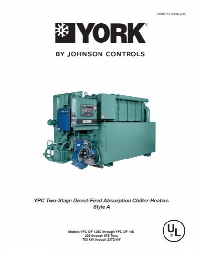 Manual TÃ©cnico - Chiller YORKÂ® AbsorÃ§Ã£o YPC ... - Johnson Controls  York Ypc Control Panel Wiring Diagram    Yumpu