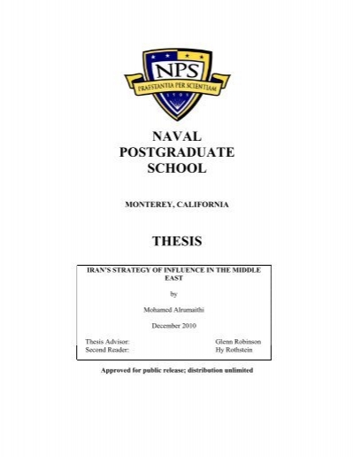 nps navy thesis