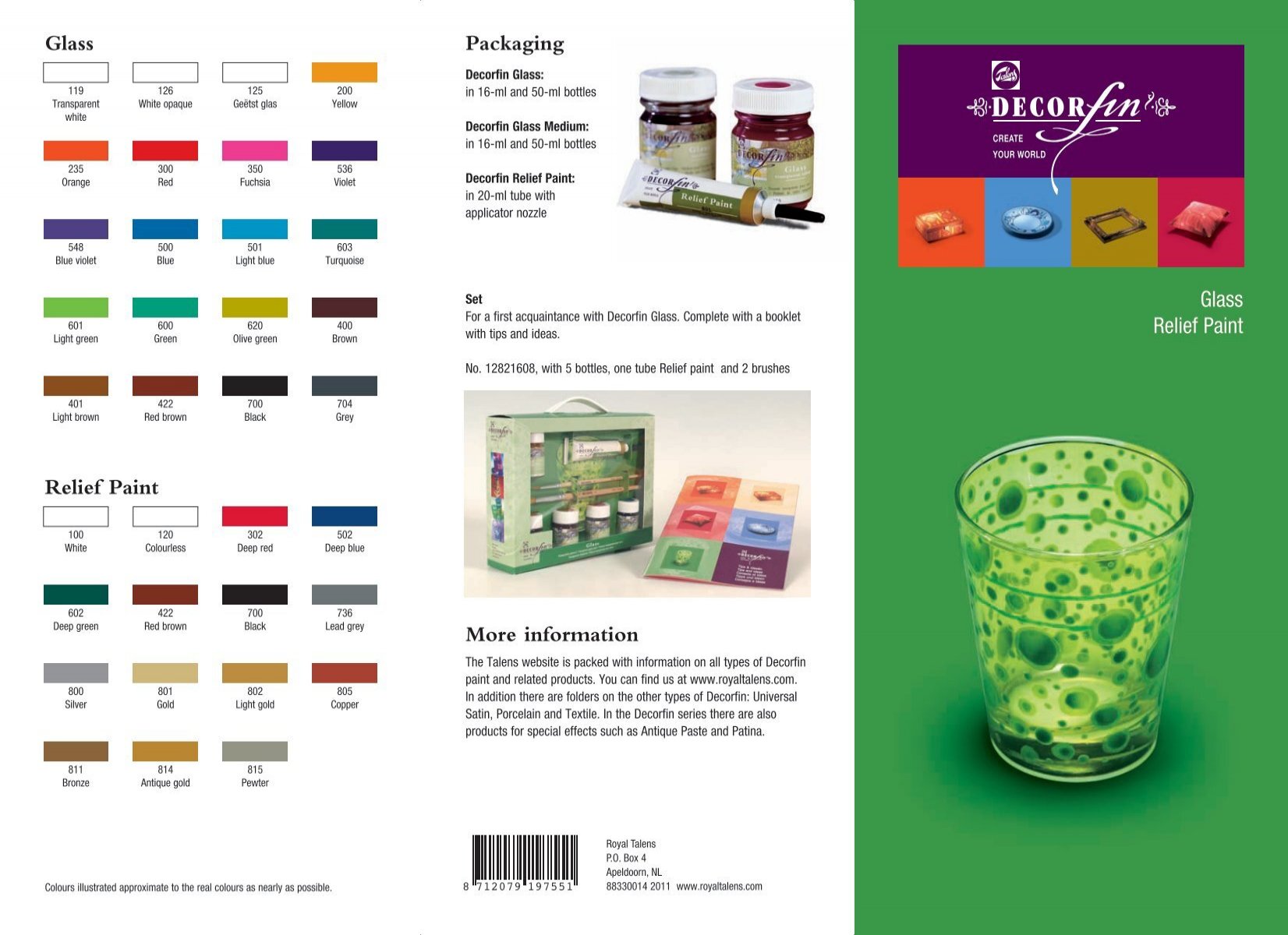 Glass Paint ; Different Types. 