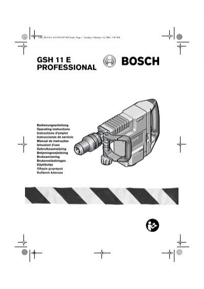 Bosch GSH 11E  Protection Sleeve