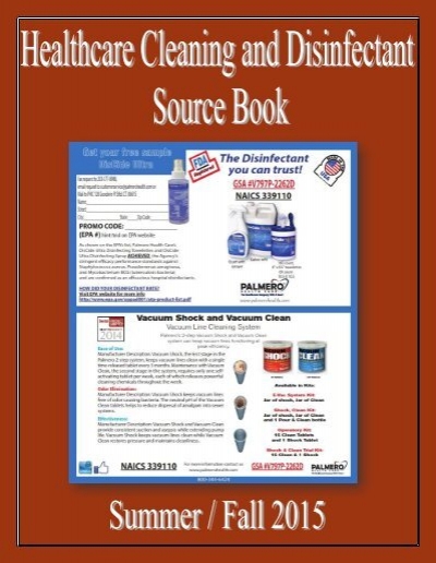 Healthcare Cleaning And Disinfectant Source Book