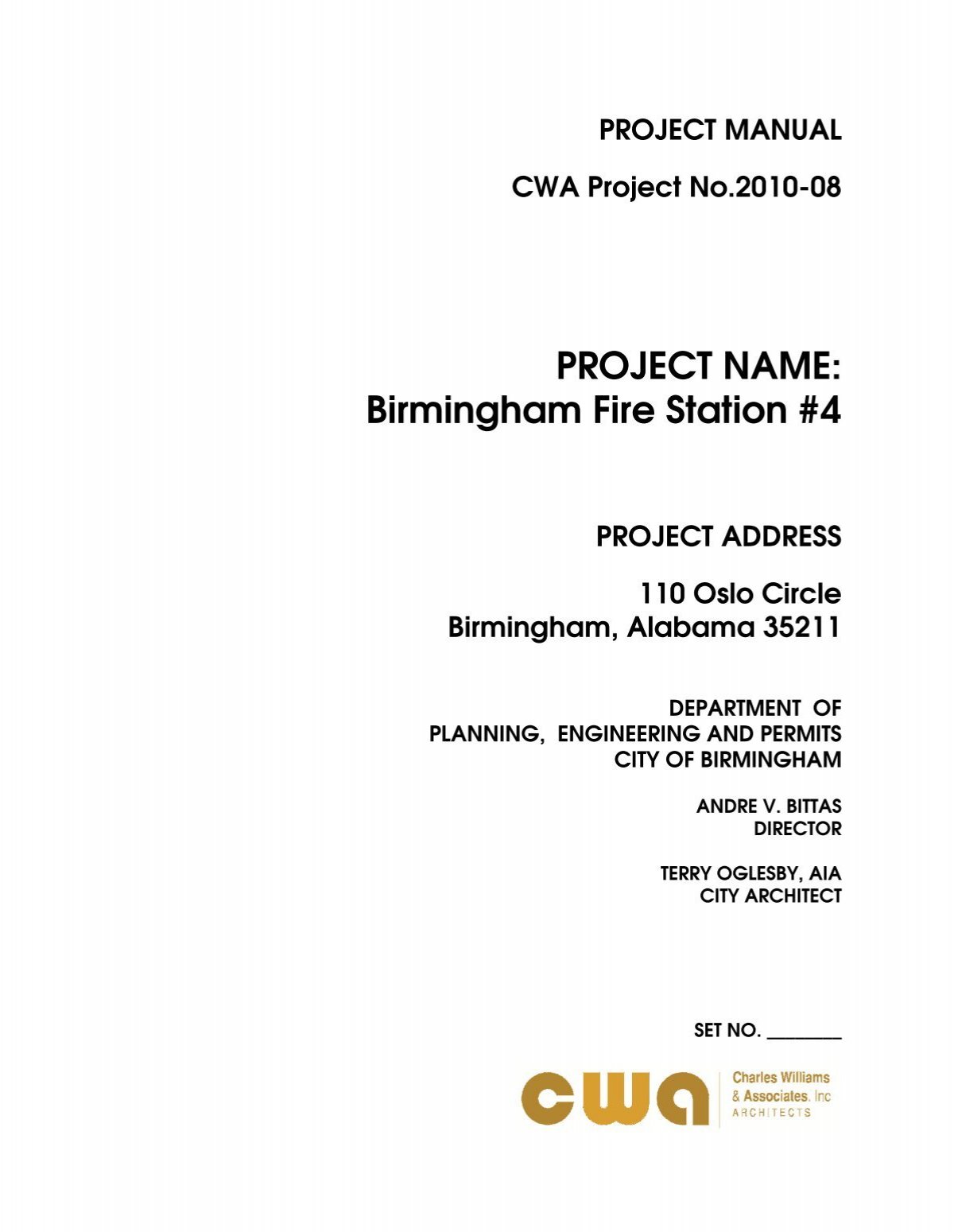 Project Name: Birmingham Fire Station #4