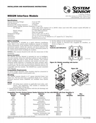 Details about   SYSTEM SENSOR M502M INTERFCE MODULE 