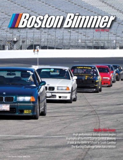 April 2012 - Boston Chapter BMW CCA