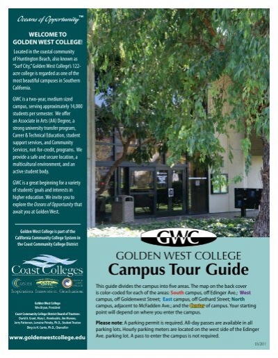 Campus Tour Guide Pdf Golden West College
