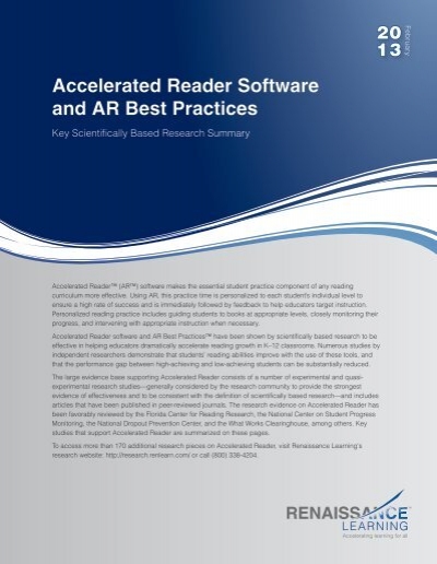 accelerated reader research