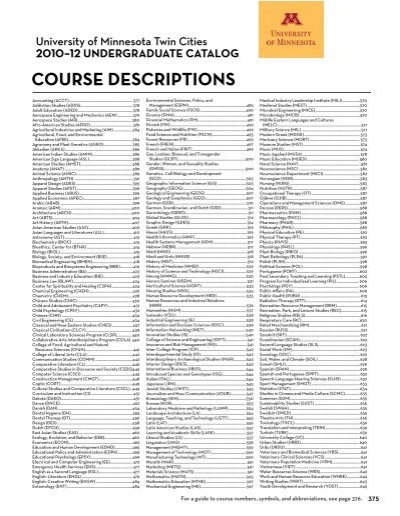 mun education graduate course descriptions