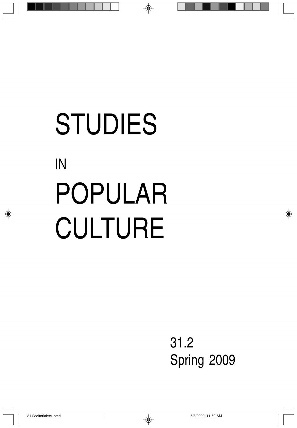 studies popular culture