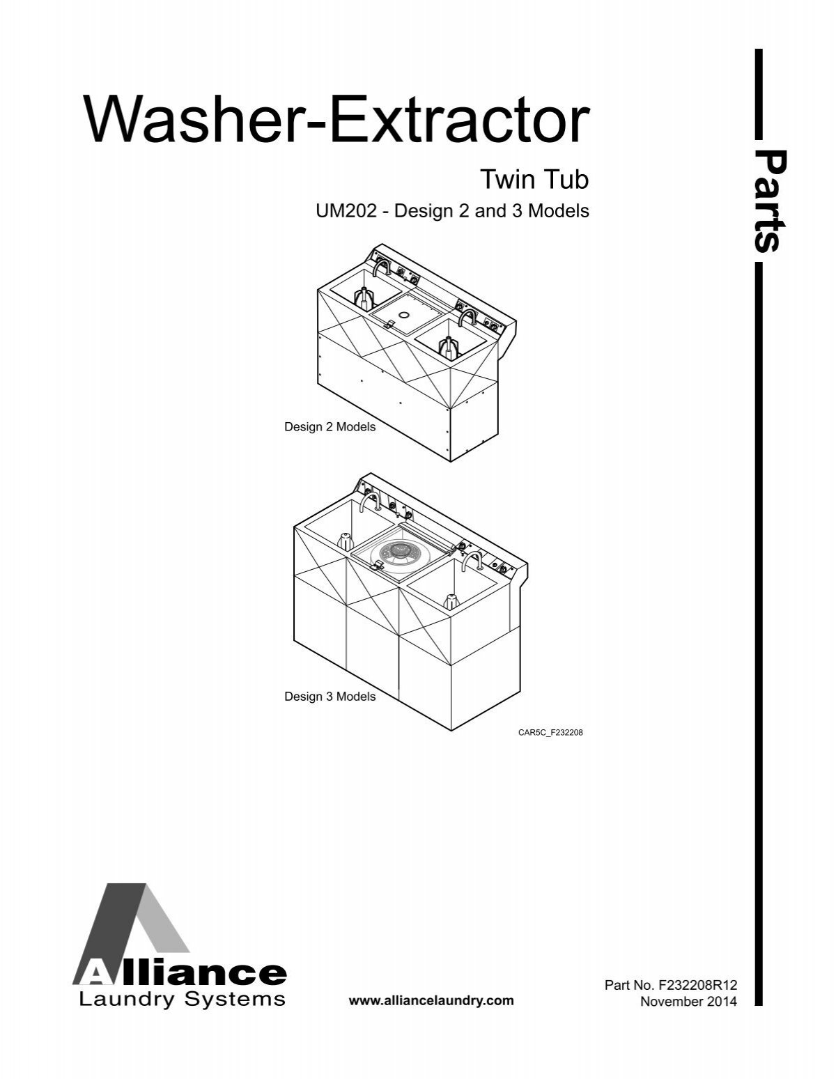 Washer Extractor Parts Manual Unimac
