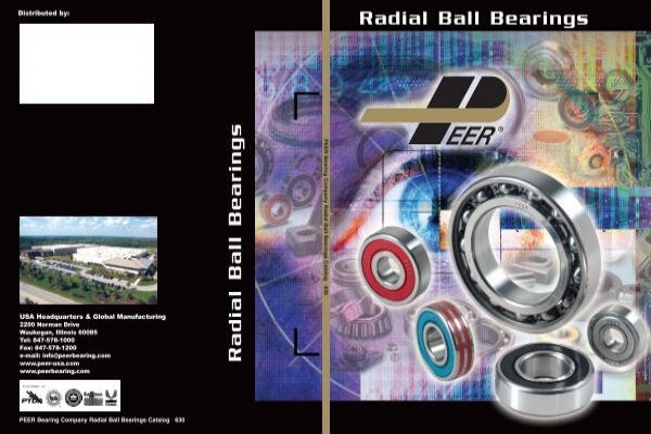 NEW PEER BEARINGS 88007-RS SEALED BALL BEARING 