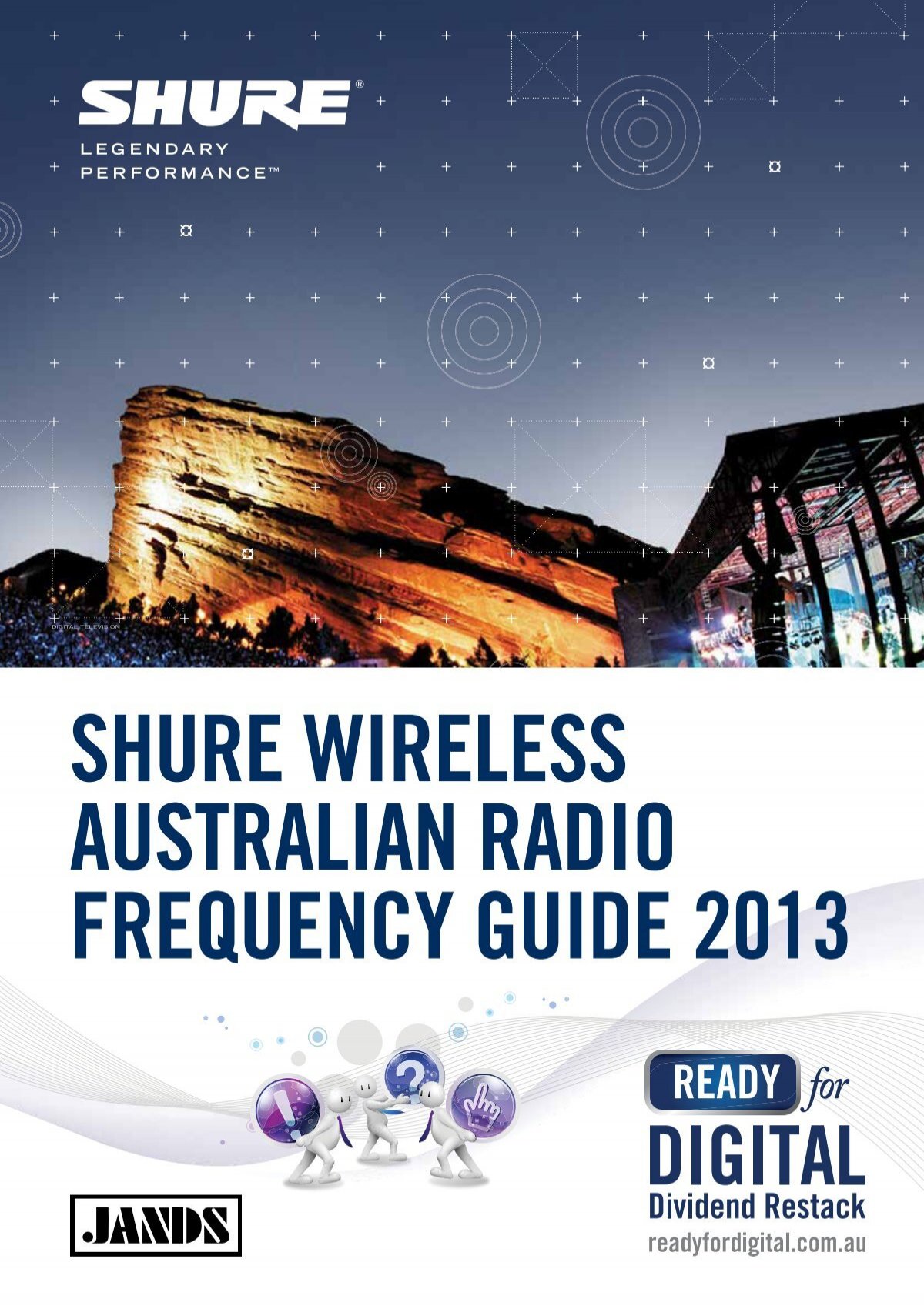 Jands Wireless Australian Radio Frequency Brochure
