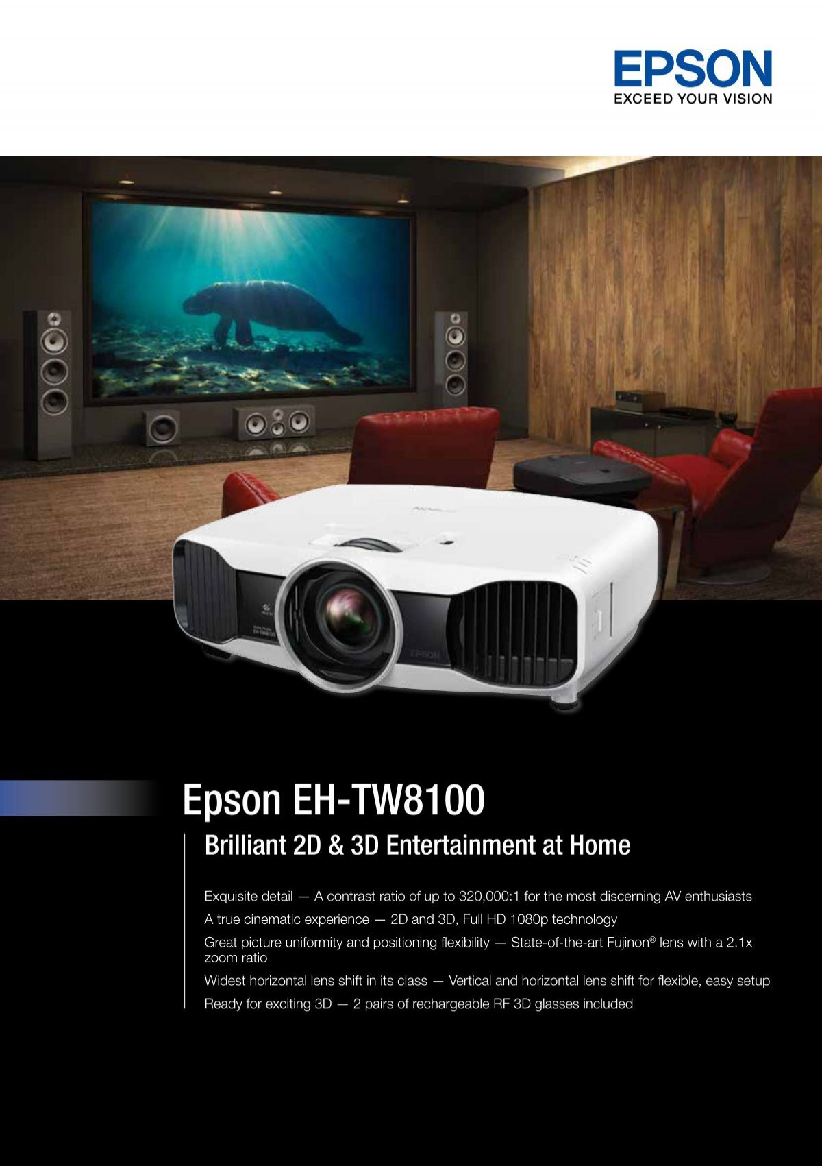 Epson EH-TW8100 - Epson Australia