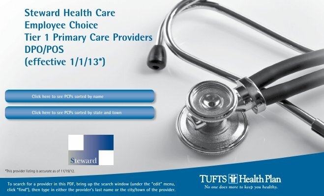 What types of coverage does Tufts Health Plan provide?