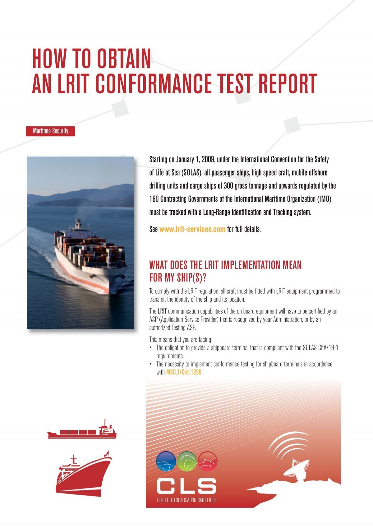 LRIT EQUIPMENT CERTIFICATE Conformance Test Report Number