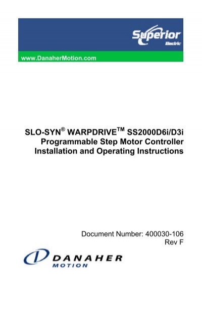 Slo Syn Stepper Motor Wiring Diagram from www.yumpu.com