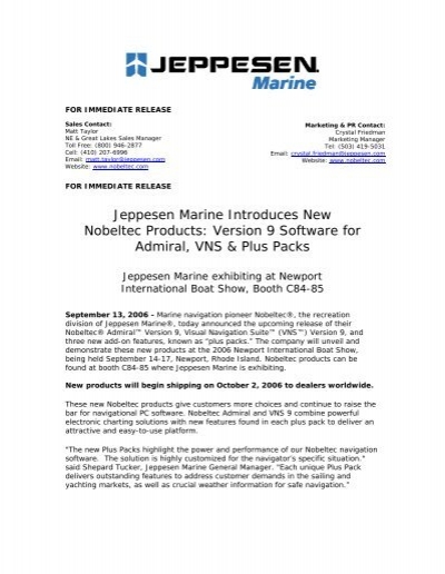 Jeppesen Marine Electronic Charts