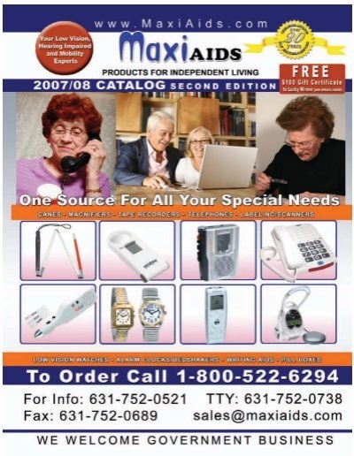 Toll Free 1-800-522-6294 - Maxi Aids