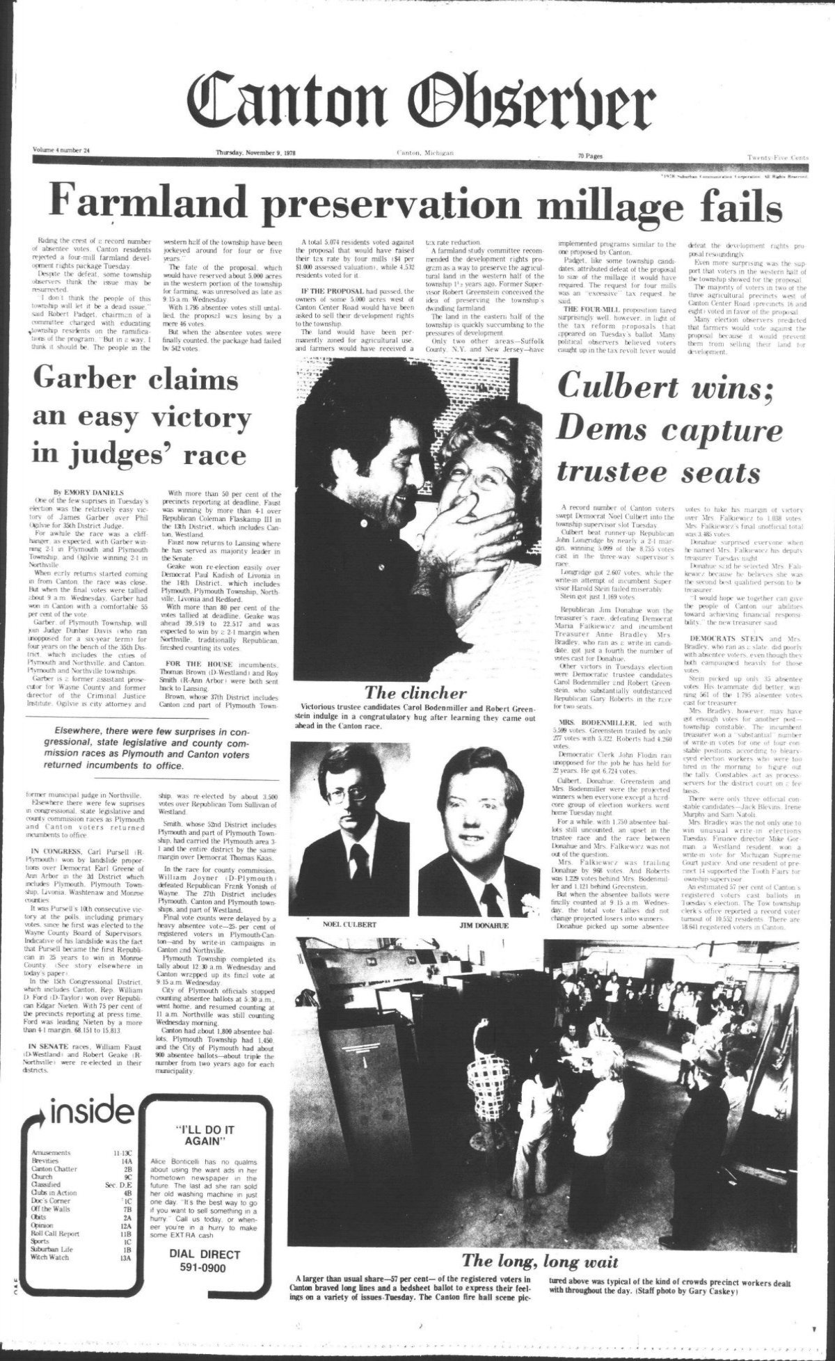 Canton Observer for November 9, 1978 - Canton Public Library