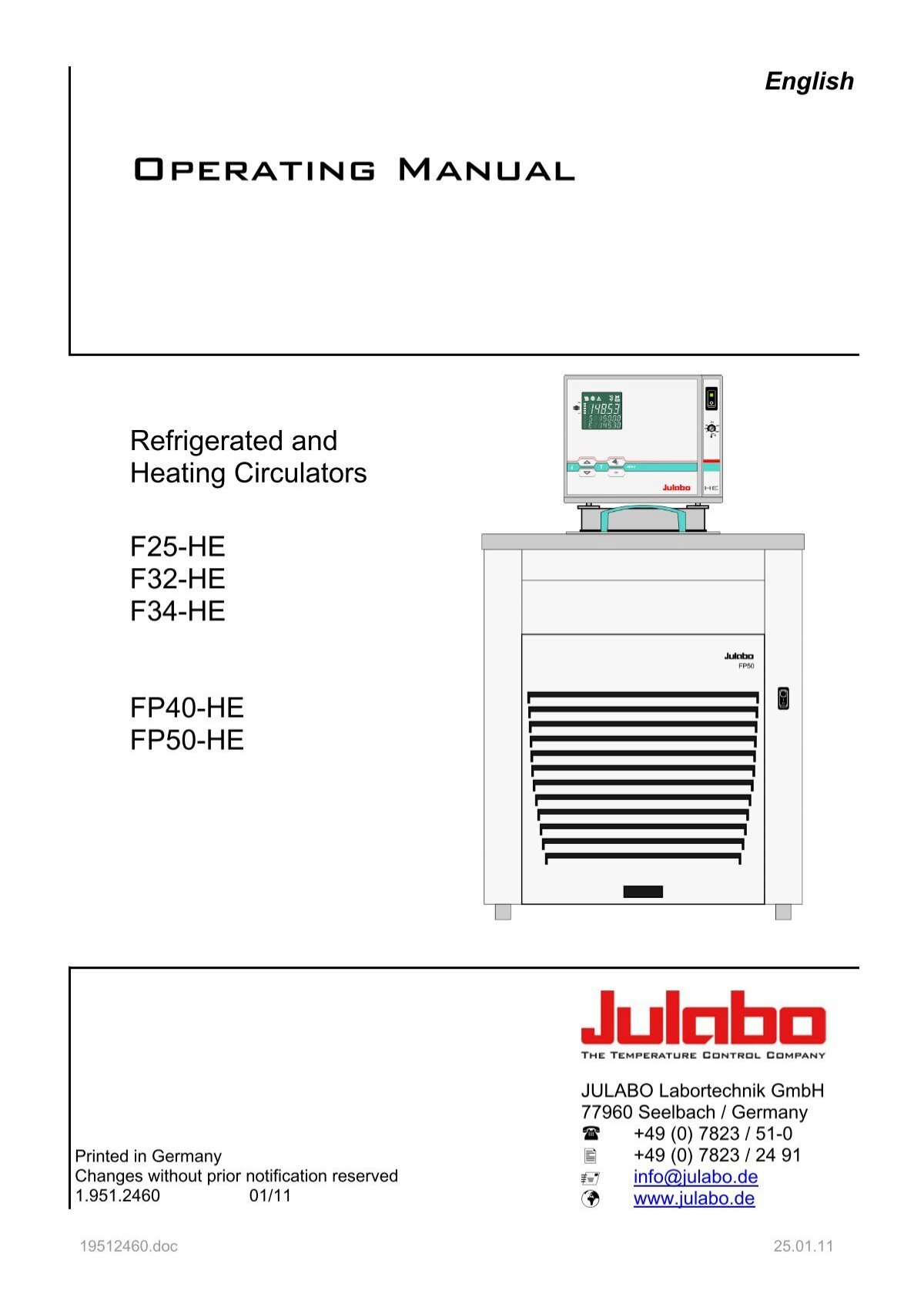 The Effect of Ambient Temperature and Humidity on Refrigerated Temperature  Control Units - JULABO USA