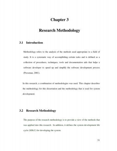 introduction for research methodology chapter
