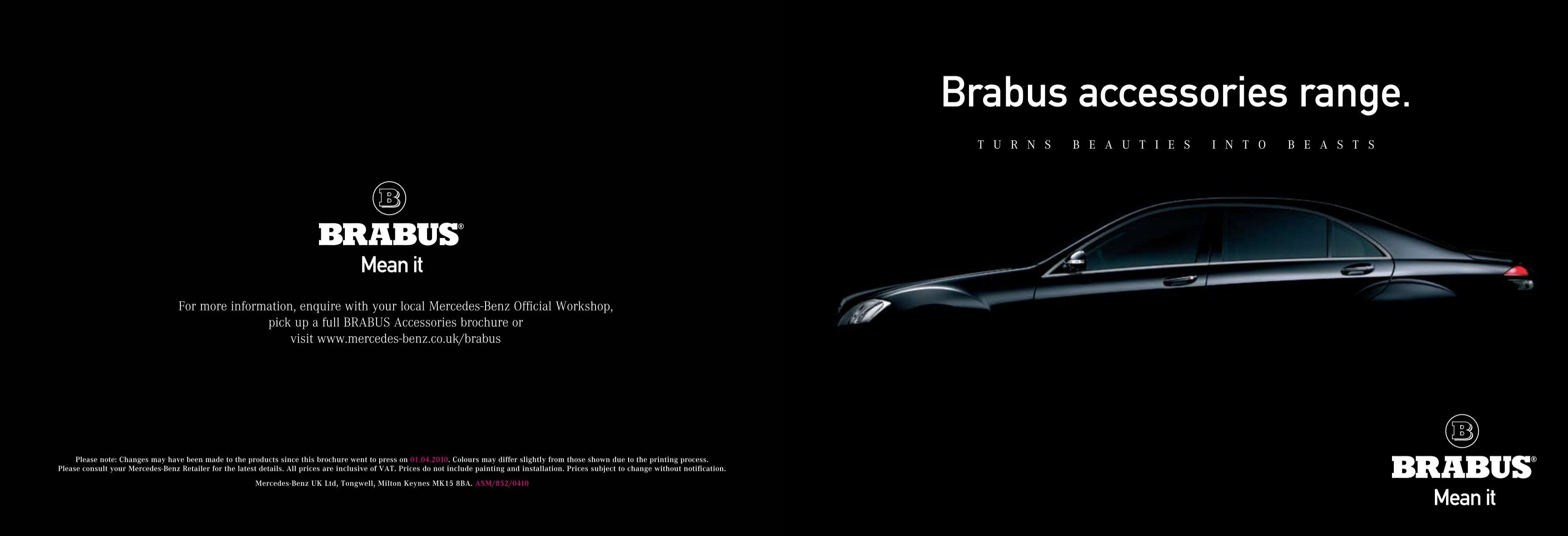 Brabus accessories range. - Mercedes-Benz UK