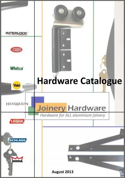 Download Hardware Catalogue - Joinery Hardware