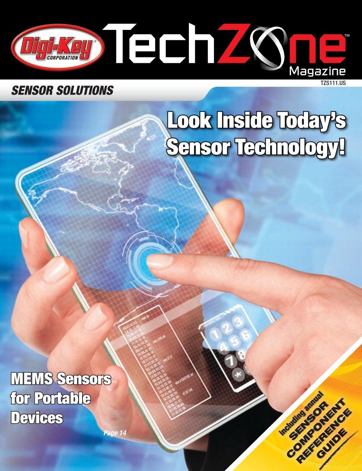 Sensor Solutions TechZone Magazine, May 2011 - Digikey