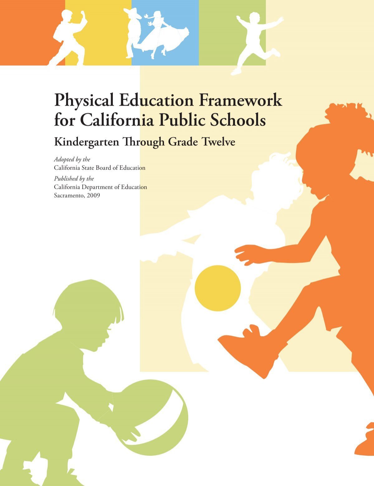 Physical Education Framework California Department Of Education