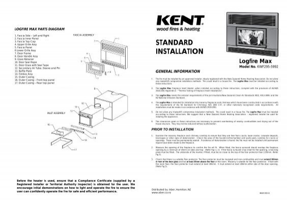 Kent Logfire Max Installation Guide - Aber.co.nz