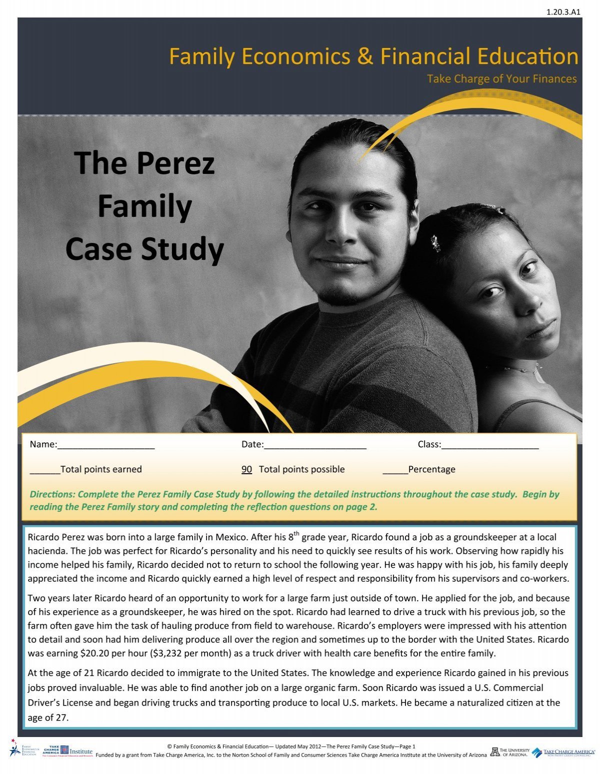 the perez family case study quizlet