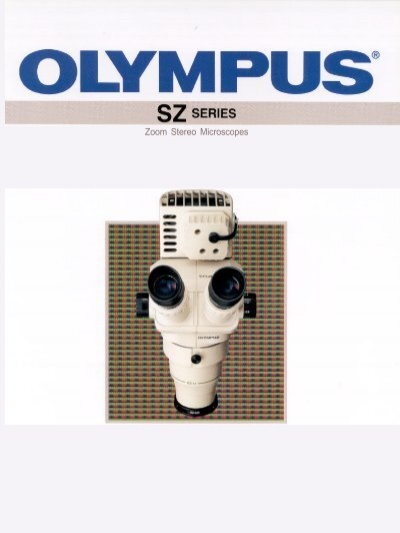 Olympus SZ Series Zoom Stereo Microscopes catalogue