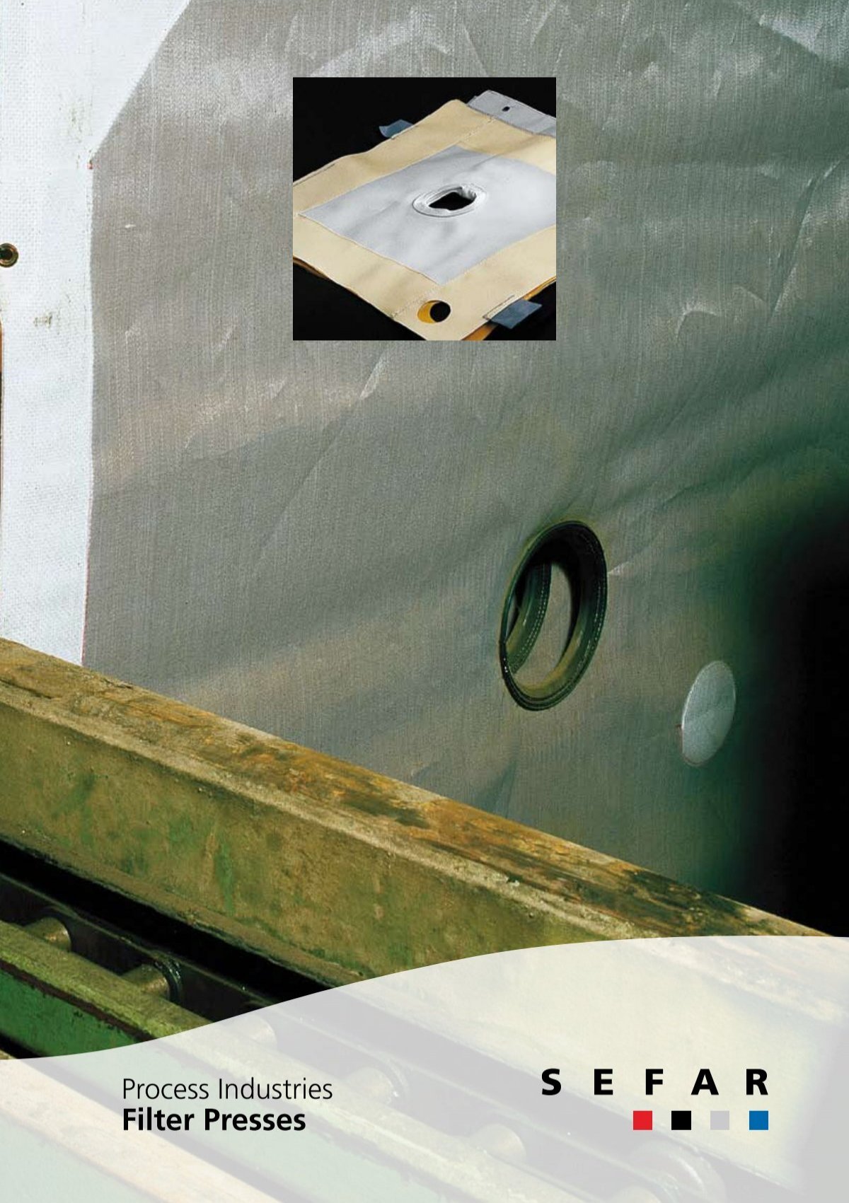 SEFAR - Filtration: Cover for filter press, overhang cloth