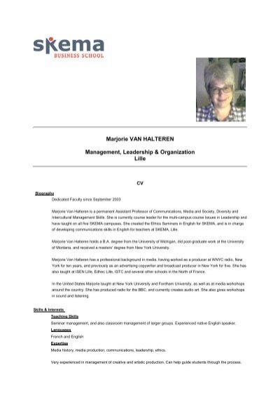 Sobriquette Zelden renderen Marjorie VAN HALTEREN Human Resource Management and ...