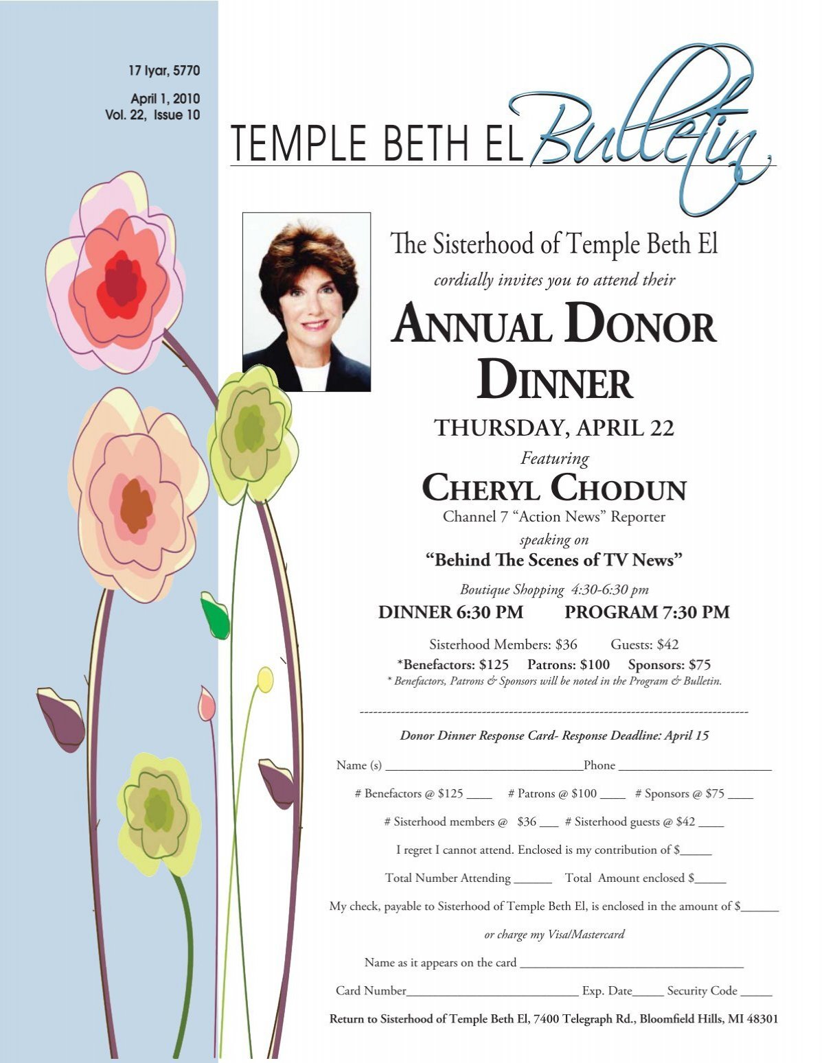 Cantor Thom King and Family to Host Beth El's Second Night Virtual Seder -  JMORE