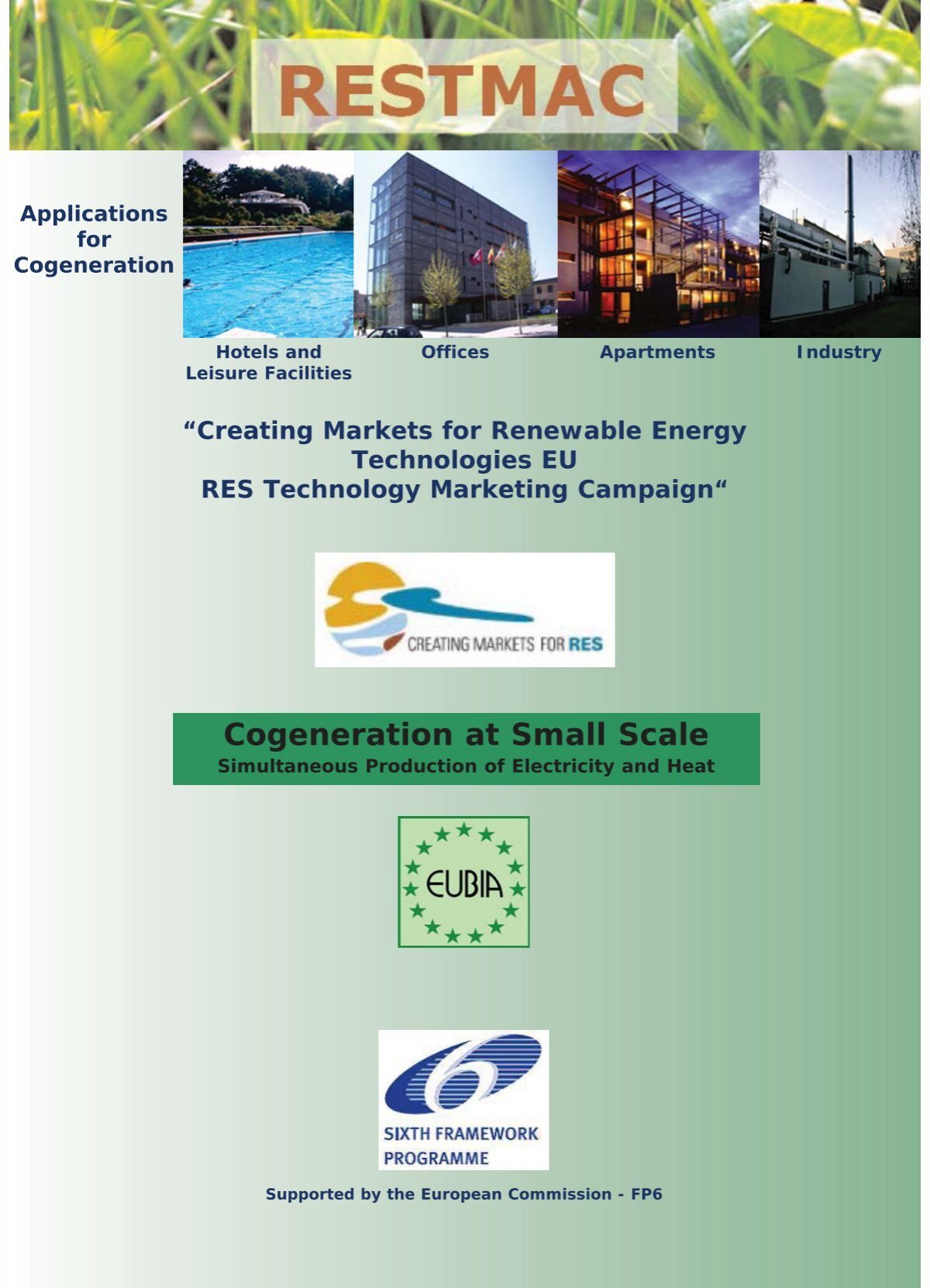 Cogeneration At Small Scale European Biomass Industry Association