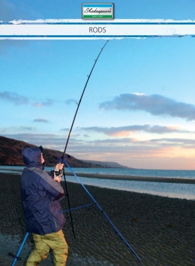 Rock Shakespeare Rod & Reel Beta 10ft Pier Sea Beach Fishing Rod 
