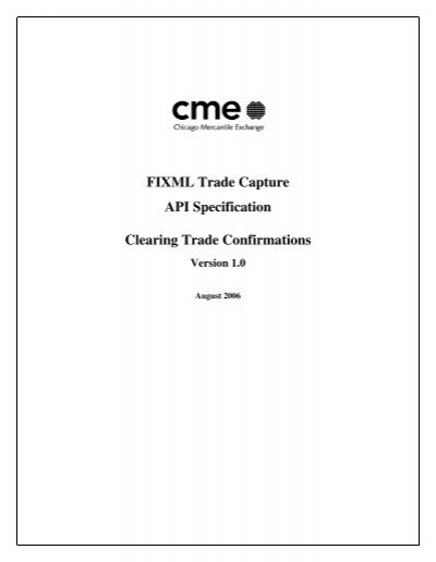 cme specification