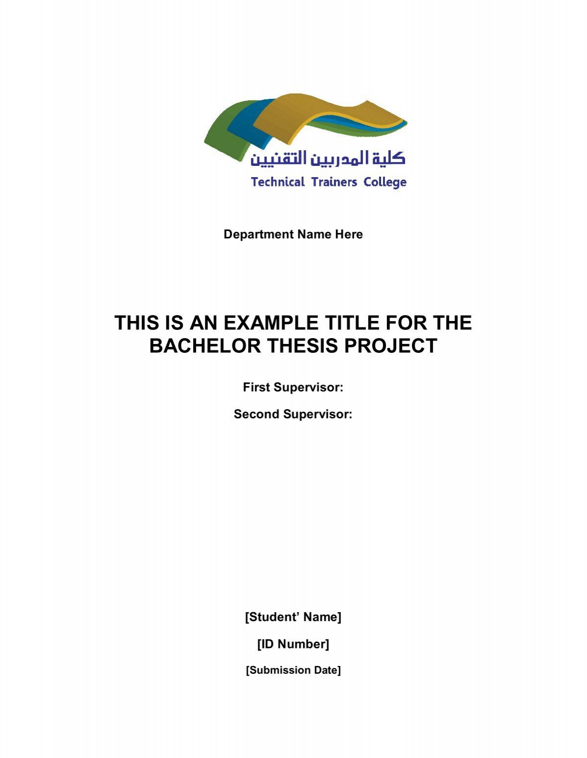 bachelor thesis title generator