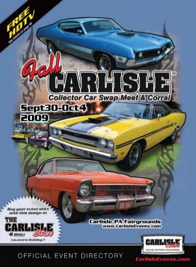 2009 Fall Carlisle Event Directory