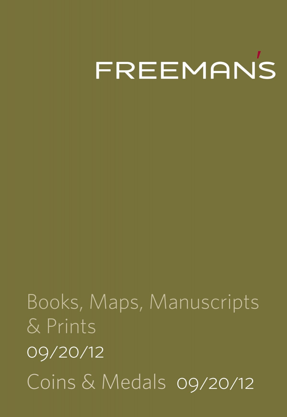 Pdf Catalogue Freeman S Auctioneers
