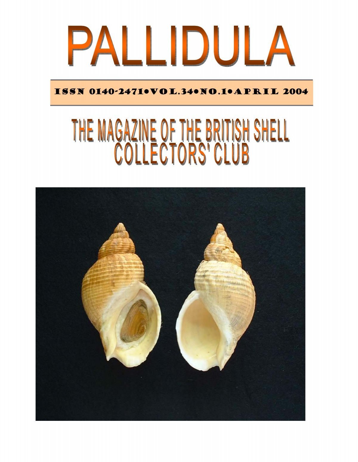 April, 2004 - British Shell Collectors' Club