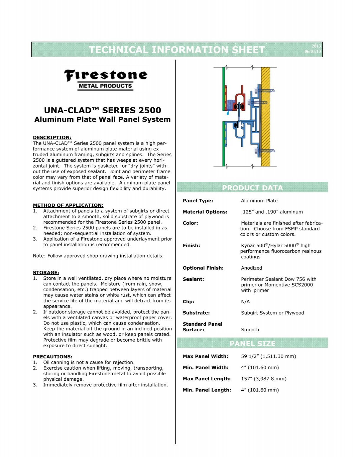 Firestone Metal Products Color Chart